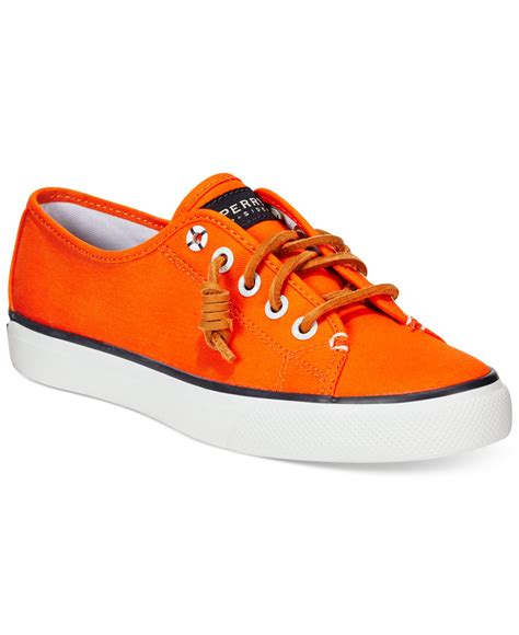 orange womens tennis shoes|orange canvas sneakers for women.